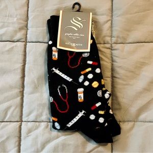 Sock Smith men’s socks doctor/medical pattern